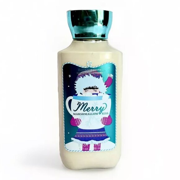 Bath & and Body Works MERRY MARSHMALLOW KISS Lotion NEW & rare! - Picture 1 of 2